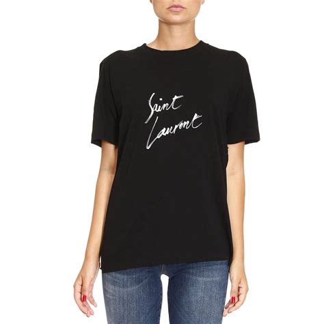 ladies ysl t shirt|women's st laurent t shirts.